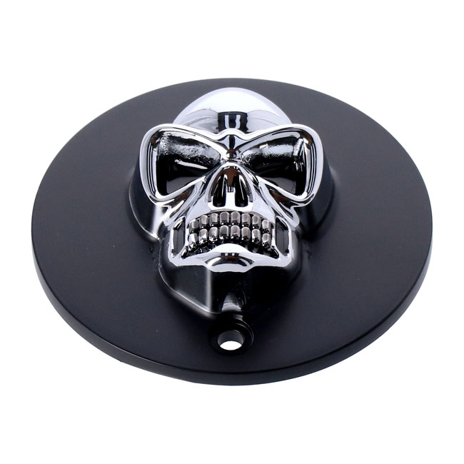 Skull point cover. Black/Chrome