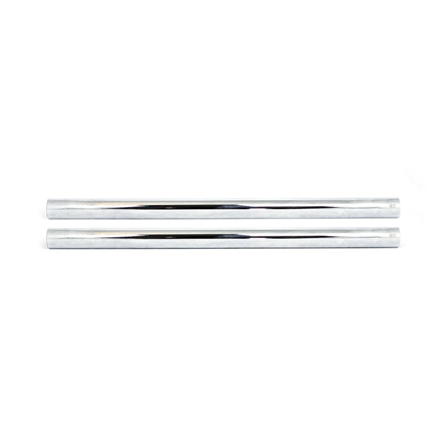 Universal head pipe extension set 32" long chrome