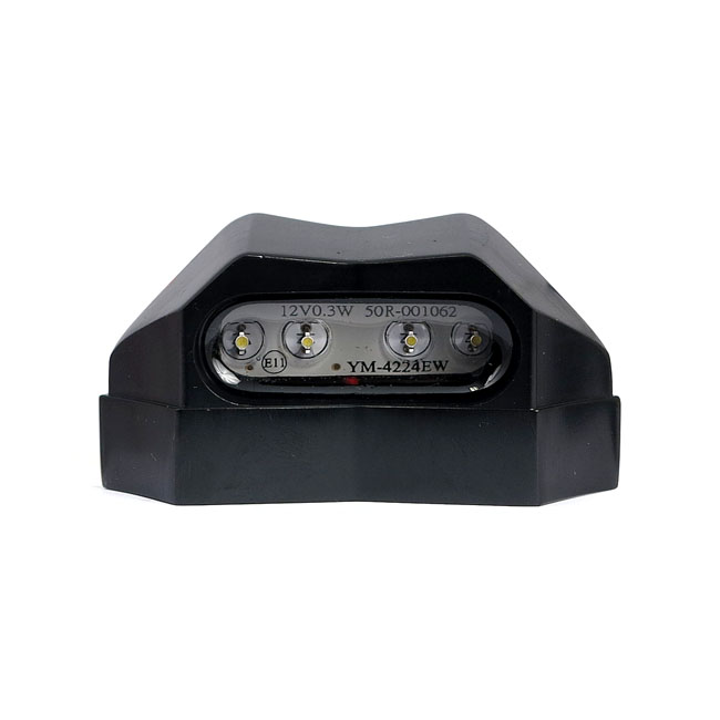 LED license plate light Nitro, black. ECE appr.