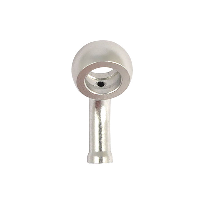 TRW Varioflex Banjo fitting silver 3/8"-10mm, 45 degree down