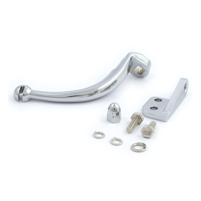 Clutch releasing lever kit. Chrome