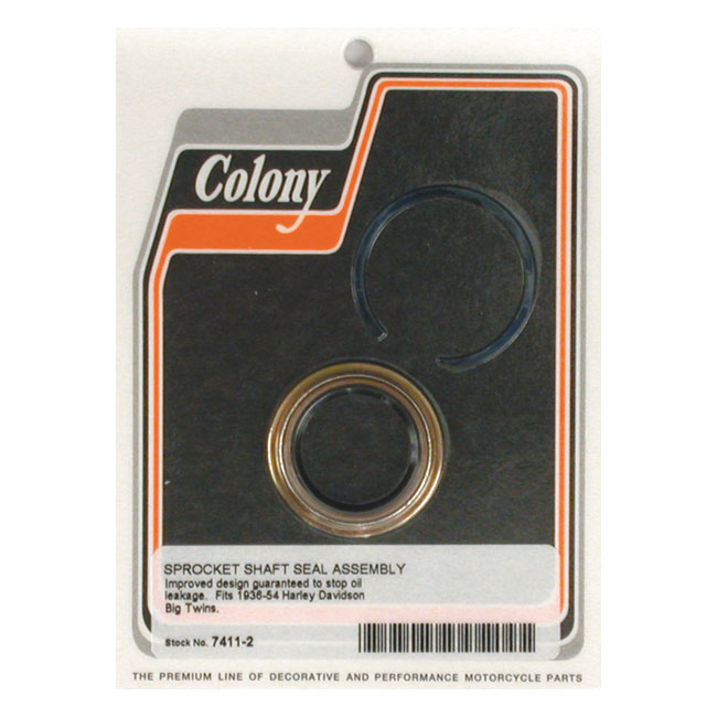 Colony, sprocket shaft oil seal