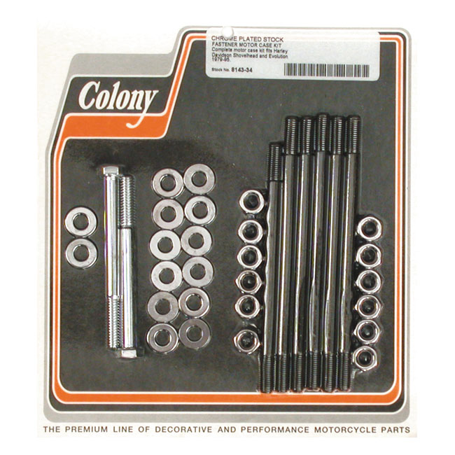 COLONY CRANKCASE BOLT KIT