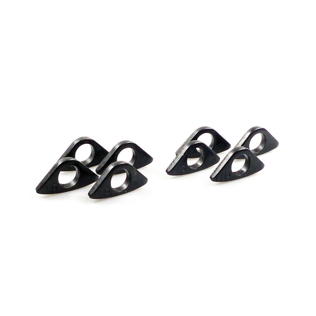 Colony, cylinder base stud spacers set. Black