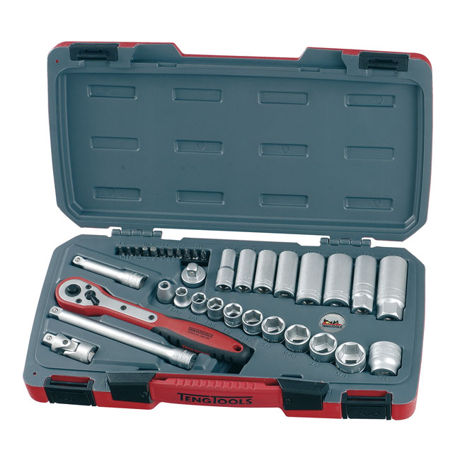 Teng Tools, 3/8" socket wrench set. US 35pc