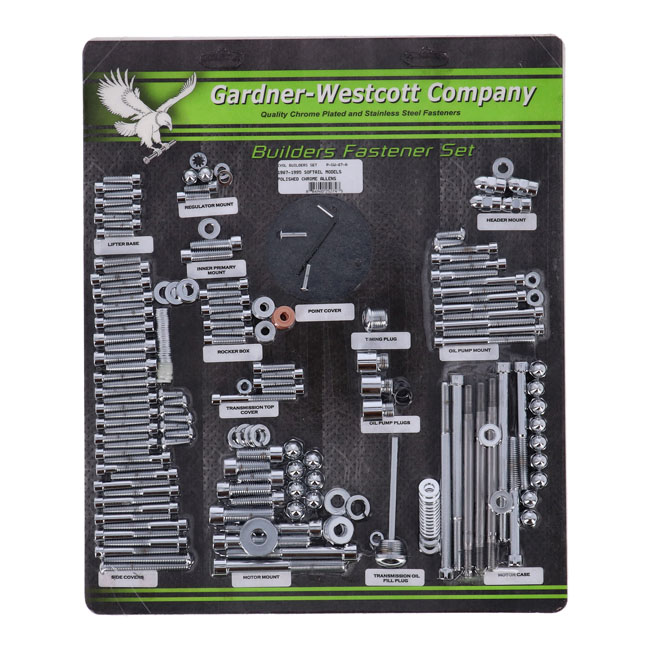 GW BUILDERS FASTENER SET, POLISH. ALLEN