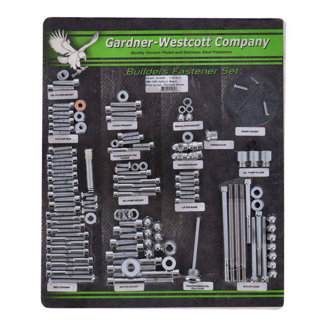 GW BUILDERS FASTENER SET, POLISH. ALLEN