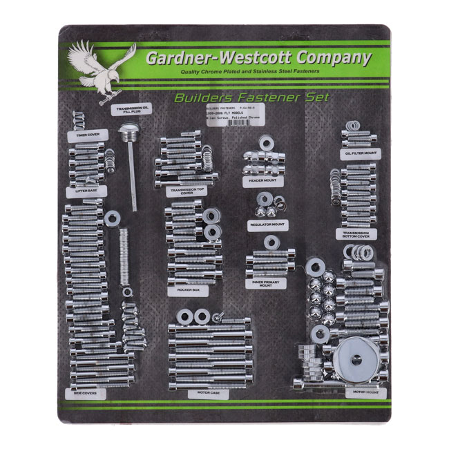 GW BUILDERS FASTENER SET, POLISH. ALLEN