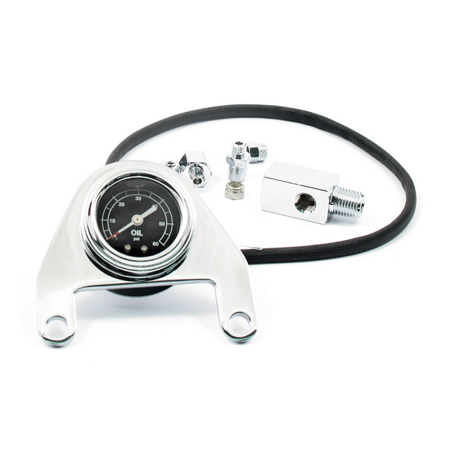 Oil pressure gauge kit, 60PSI