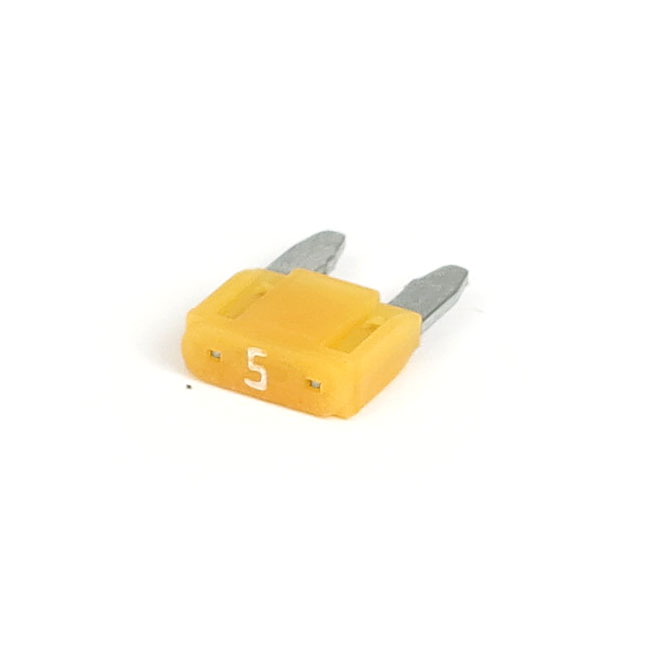 Mini fuse with LED indicator. Tan, 5A