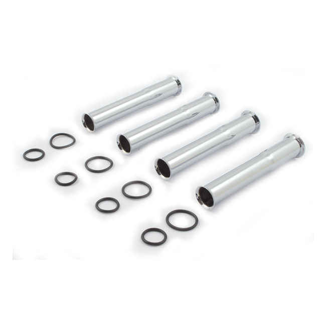 Lower pushrod cover kit. L79-84. Chrome