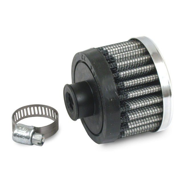 K&N, crankcase breather filter. Female 3/8" connector