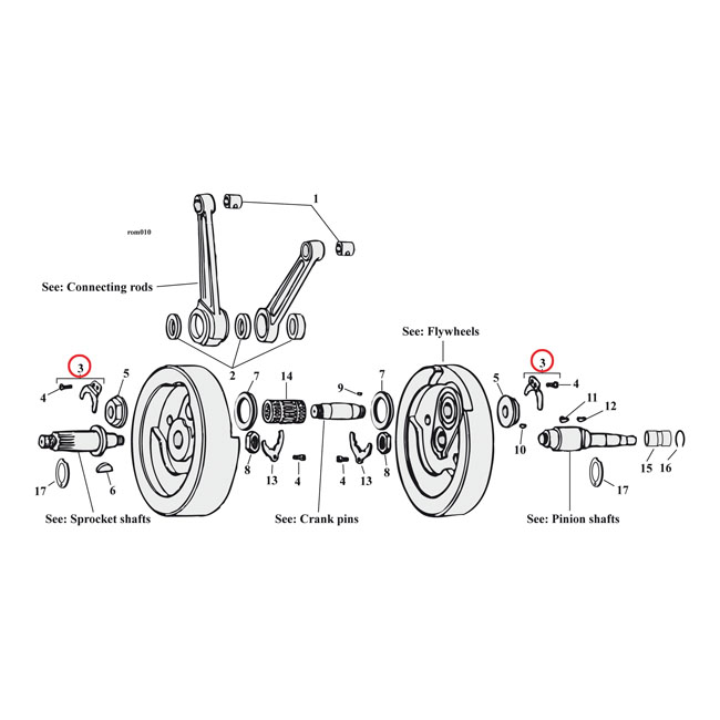 LOCK KIT, CRANK PIN