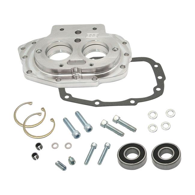 S&S, billet transmission trapdoor assembly