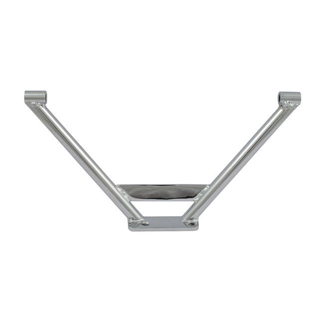 rigid frame passenger foot peg bracket. Chrome