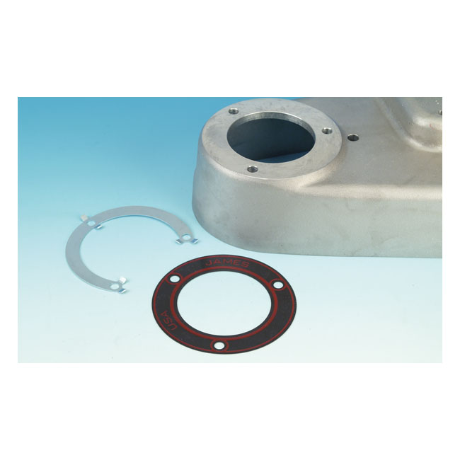 James, gasket & lock plate kit. Crankcase to inner primary