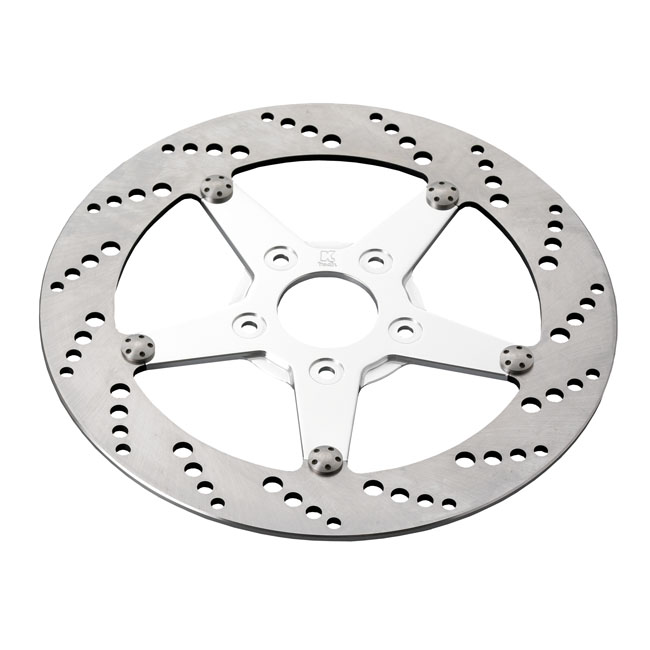 K-Tech front right brake rotor 11.5" stainless,polish center