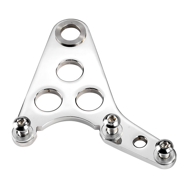 K-Tech Super Freni rear caliper bracket. Polished