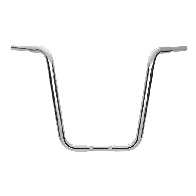 Wild1, 1-1/4" Psyco Chubby Apehangers. Chrome, 18" rise