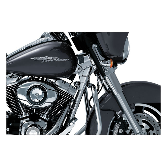 Kuryakyn, Touring Deluxe frame neck cover. Chrome