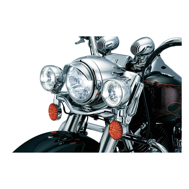 Kuryakyn, 7" headlamp visor chrome