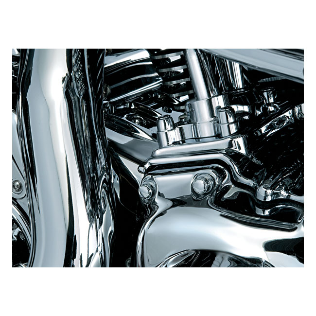 Kuryakyn, rear cylinder base cover. Chrome