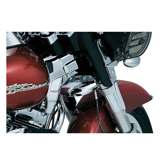 Kuryakyn, Touring Deluxe frame neck cover. Chrome