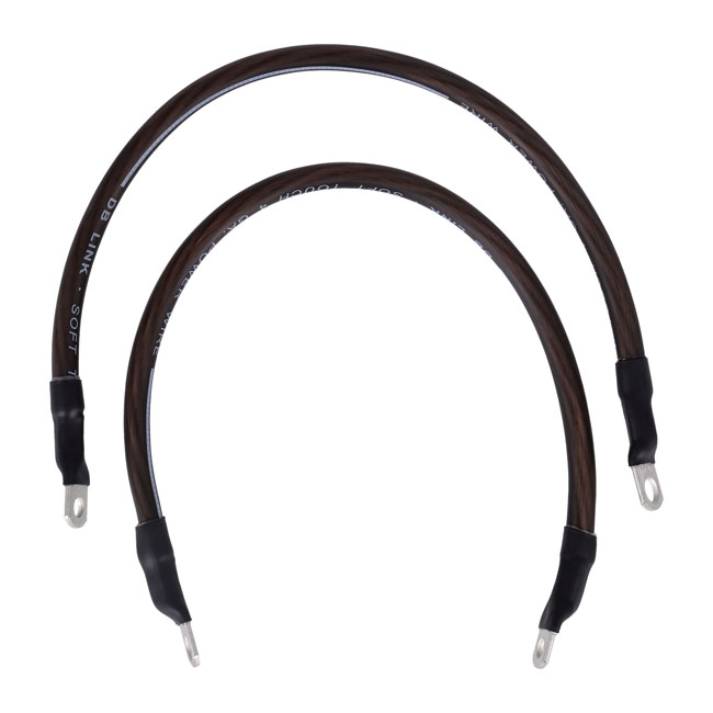 NAMZ, battery cable set. Black. 15 inch (38cm)