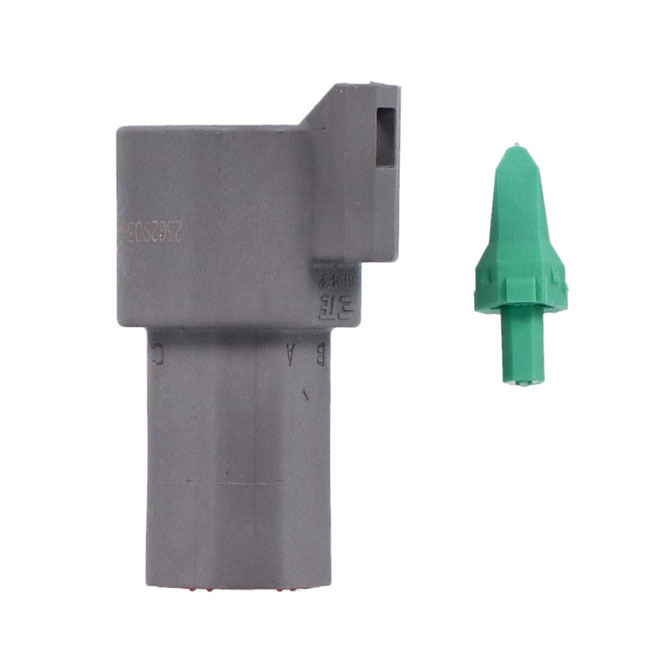 NAMZ, Deutsch connectors. Gray, receptacle, 3-pins