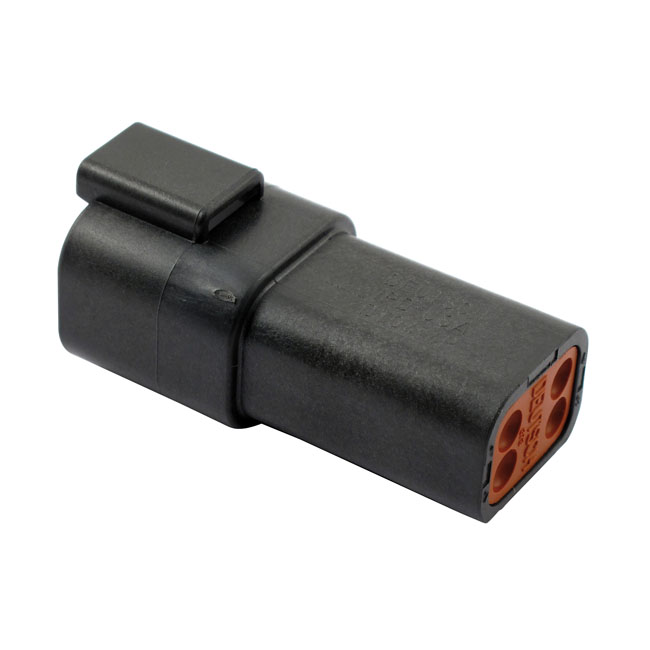 NAMZ, Deutsch connectors. Black, receptacle, 4-pins