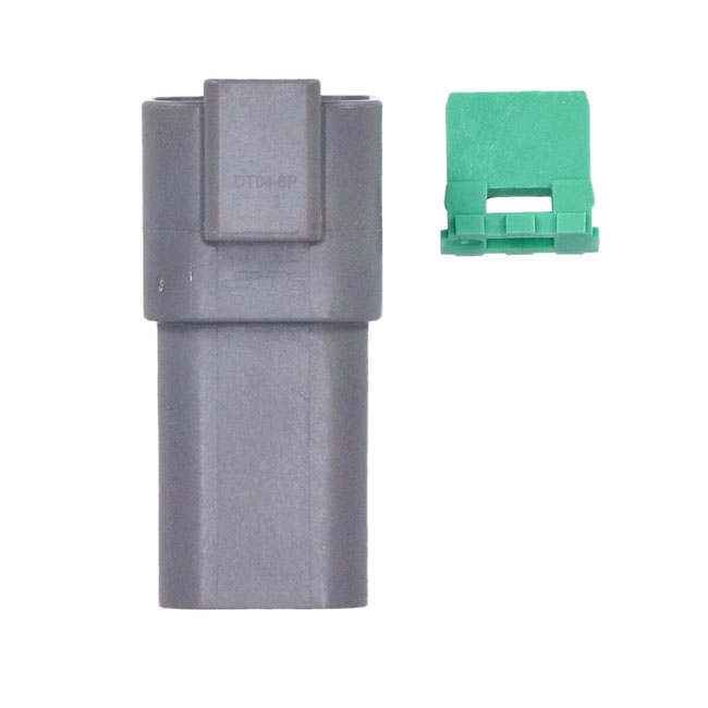 NAMZ, Deutsch connectors. Gray, receptacle, 6-pins