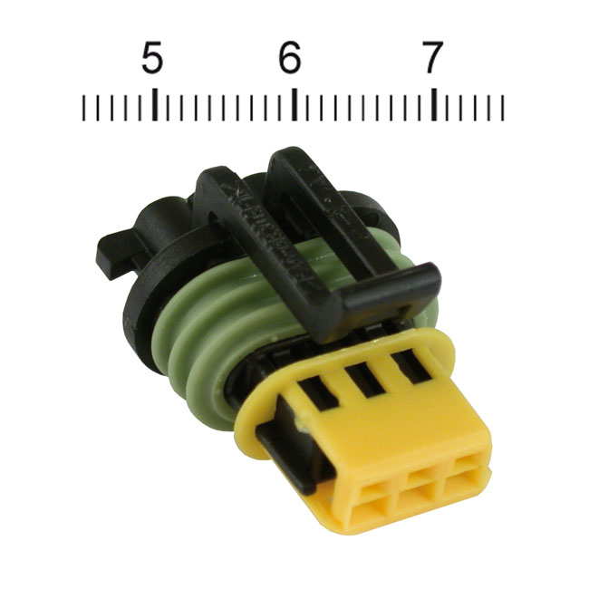 NAMZ, Delphi connector. Male plug. 3-pin