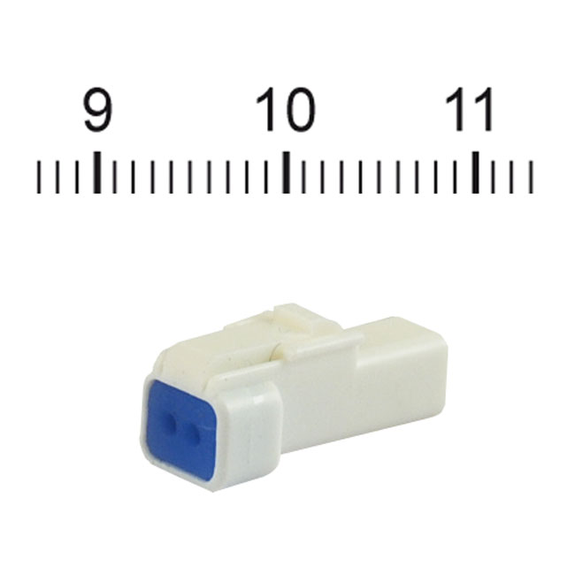 NAMZ, JST Mini connector. White, receptacle, 2-pin