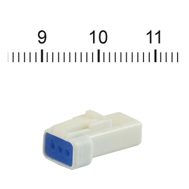 NAMZ, JST Mini connector. White, receptacle, 3-pin