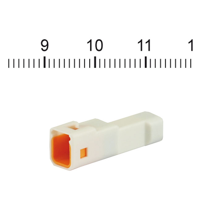 NAMZ, JST Mini connector. White, plug, 2-pin