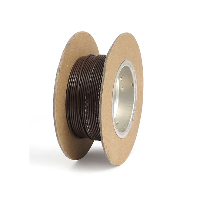 NAMZ, wire on spool. 18 gauge, 100ft. Brown