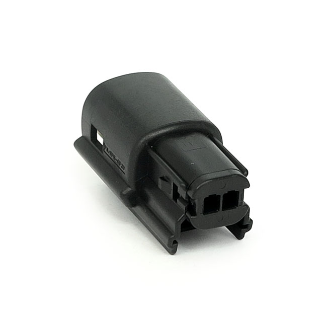 NAMZ, Molex MX-150 connector. Black, plug, 2-pin