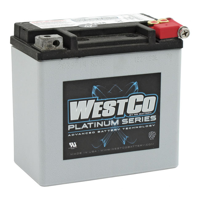 Westco, sealed AGM battery. 12V, 12Ah, 220CCA inkl. 7,50 Euro Batteriepfand