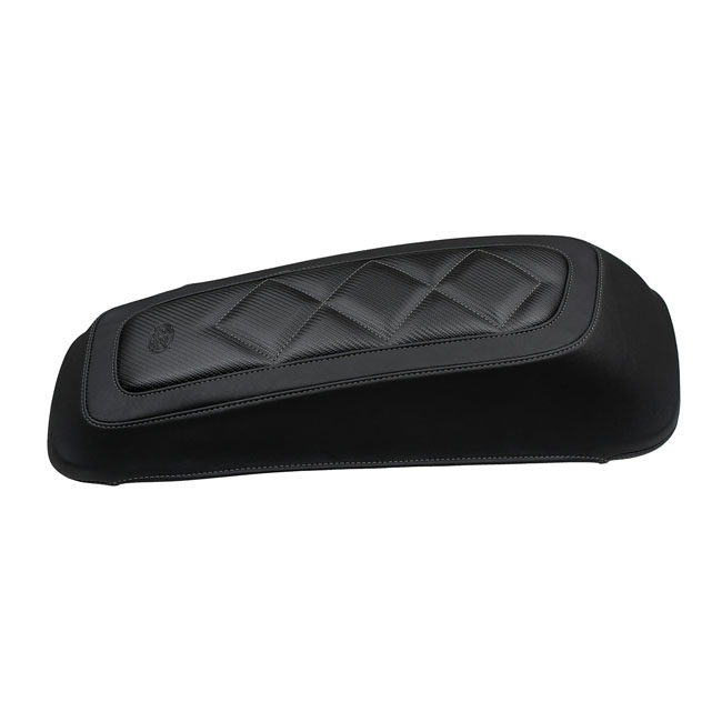 Mustang, saddlebag lid cover set. Carbon Diamond