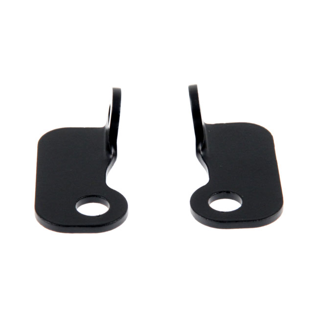 Cult-Werk, turn signal bracket set. Front. Black