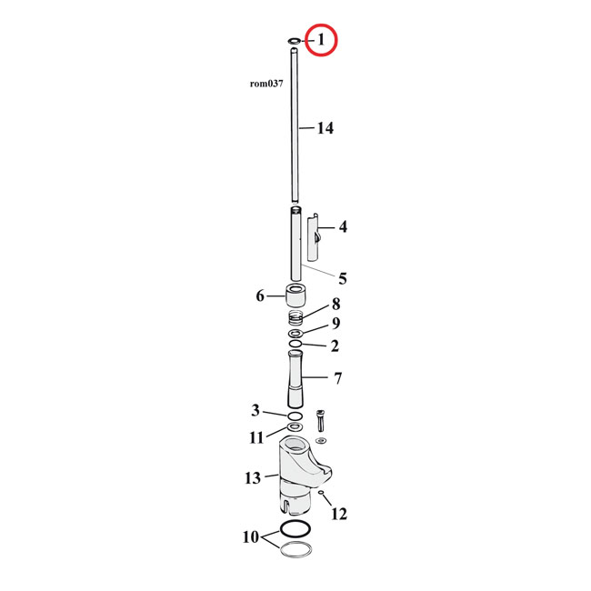 Cometic, o-ring pushrod cover / oil pump