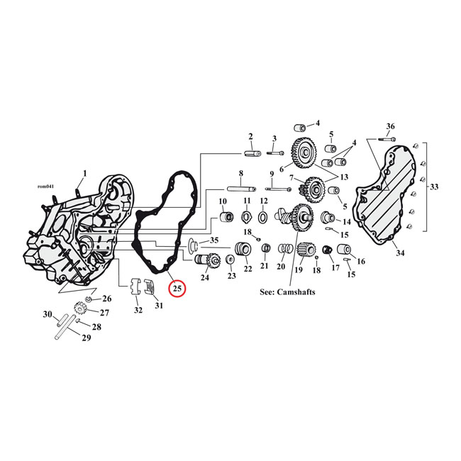 Cometic, gasket cam cover. .060" AFM