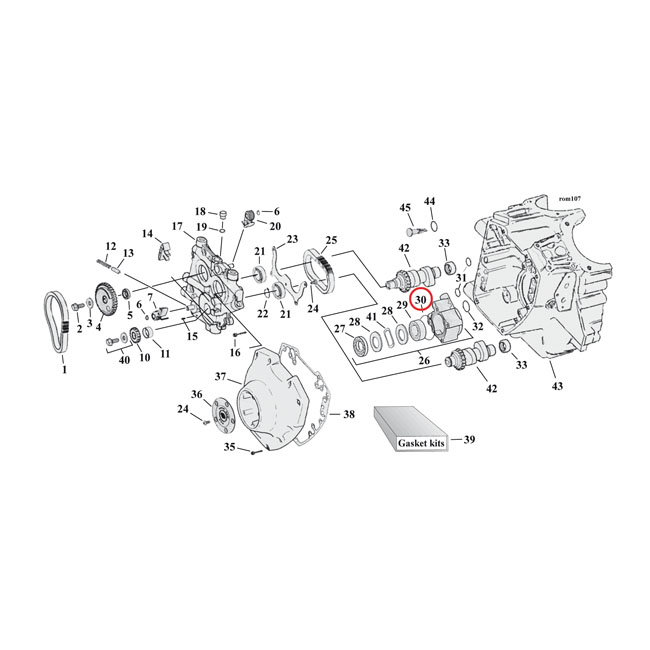 Cometic, o-ring oil pump housing