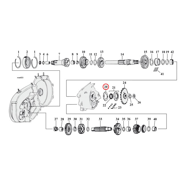 Cometic, gasket mainshaft seal retainer