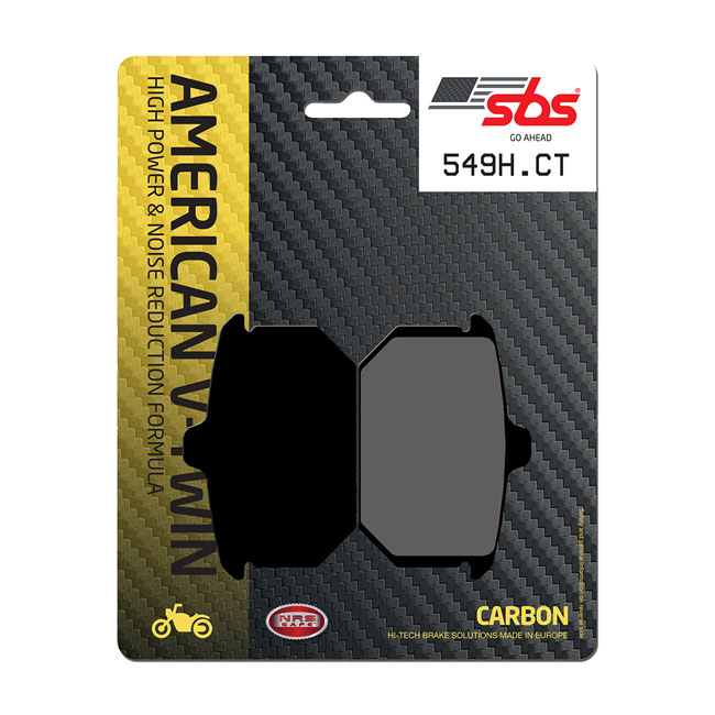 SBS brake pads street carbon tech