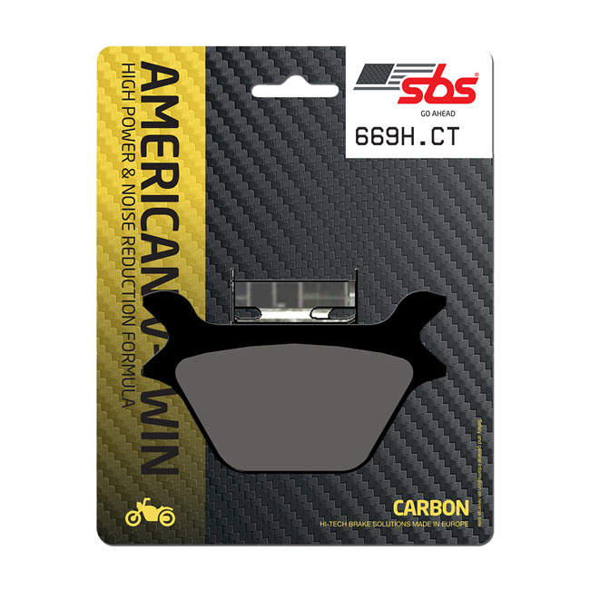 SBS brake pads street carbon tech