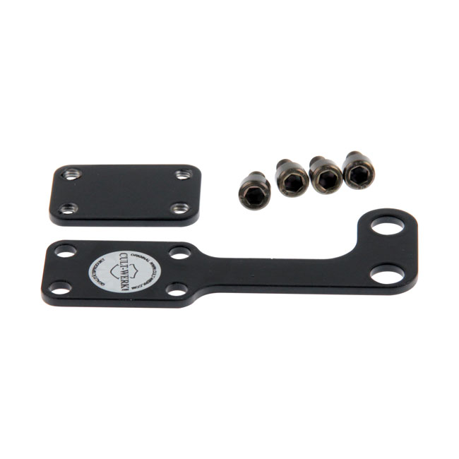 Cult-Werk, ignition coil relocation bracket kit. Black