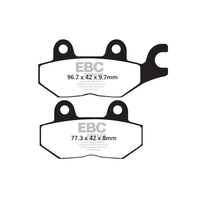 EBC V-pad Semi Sintered brake pads