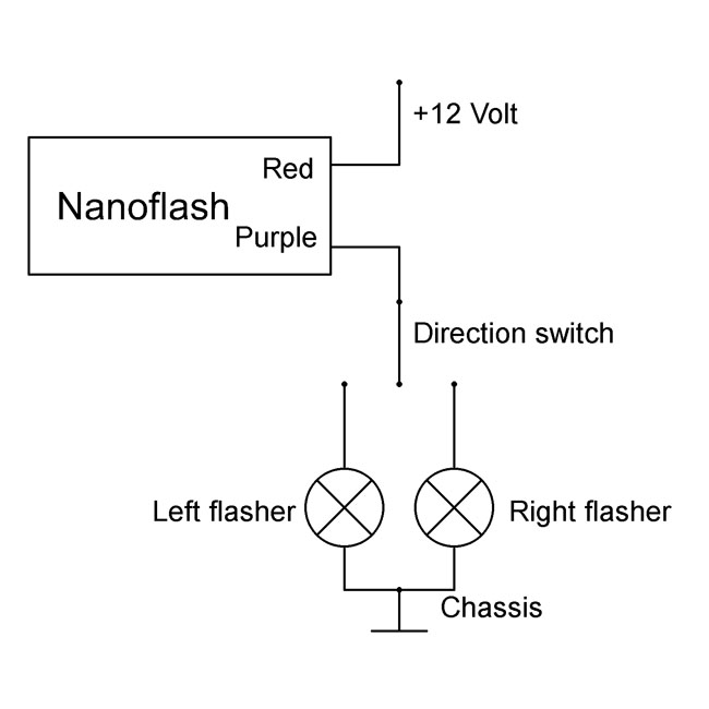 Axel Joost Elektronik, Nanoflash turn signal flasher