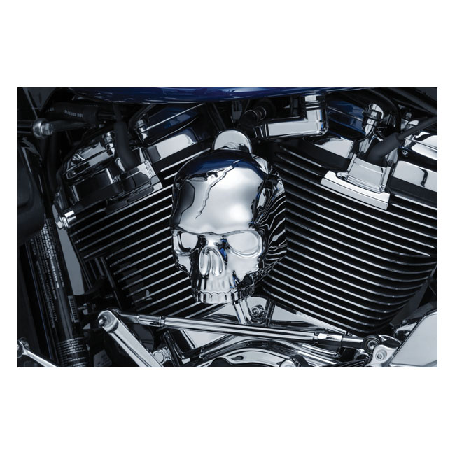 Kuryakyn, Skull horn cover. Chrome